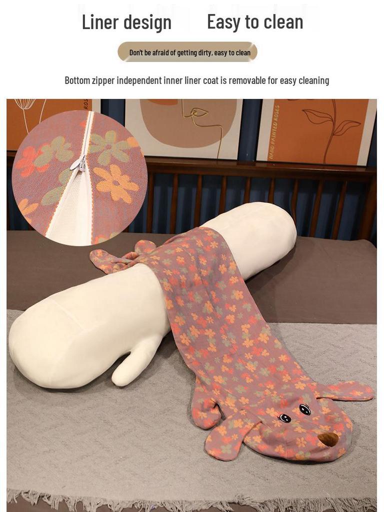 Removable & Washable Three-Layer Cartoon Animal Hugging Pillow for Girls