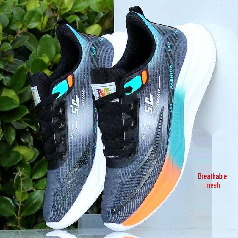 Men's Autumn Leather Casual Sneakers - Trendy, Simple Design for Walking and Shopping