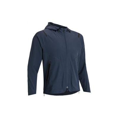 Sun Protection Solid Color Zip Hoodie Sports Woven Breathable Jacket Men Jackets Gray 1370494-044