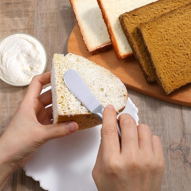 2 Style Stainless Steel Butter Cutter Cheese Cake Jam Cream Spatula Multifunction BreadKnife DIY Portable Kitchen Baking Tools