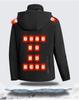 21st District Smart Beheizte Softshelljacke - USB Elektrische Fleecegefütterte Windjacke für Outdoor Radfahren & Angeln Wärme