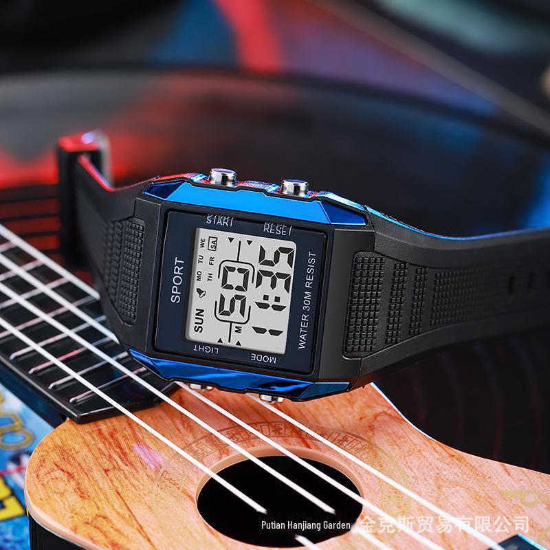 Unisex Multifunction Luminous Sports Watch with Alarm and Timer