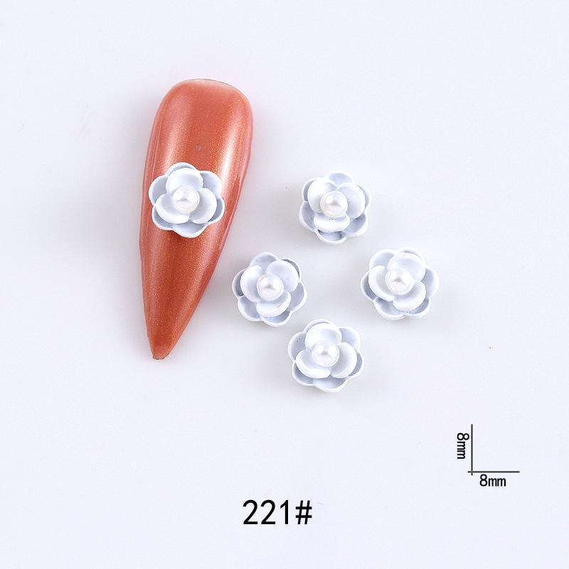 New Cute Bow Heart Nail Art: Frosted Matte Blue & Pink