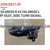 Applicable for 2021 Toyota Highlander Rearview Mirror Light, Right (81730-0R050) & Left (81740-0R050).