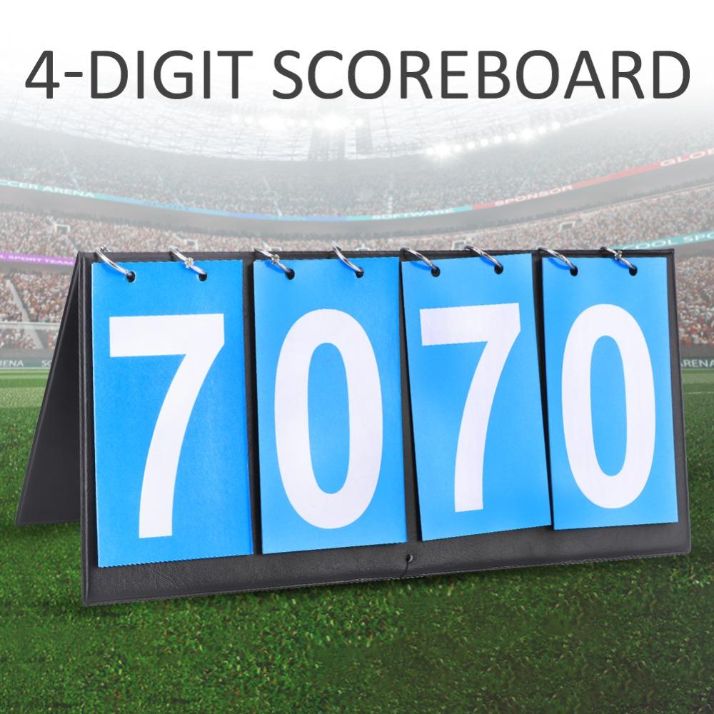 Flip Design Sports Competition Score Keeper Blue Number Flip Chart Sports Competition