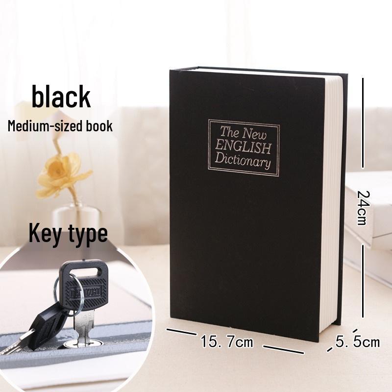 Large Combination Lock Book Safe Piggy Bank for Kids – Cute Birthday Gift for Paper Money and Coins