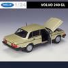 WELLY 1:24 VOLVO 240 GL Alloy Classic Car Model Diecasts Metal Retro Vehicles Car Model Simulation Collection Childrens Toy Gift