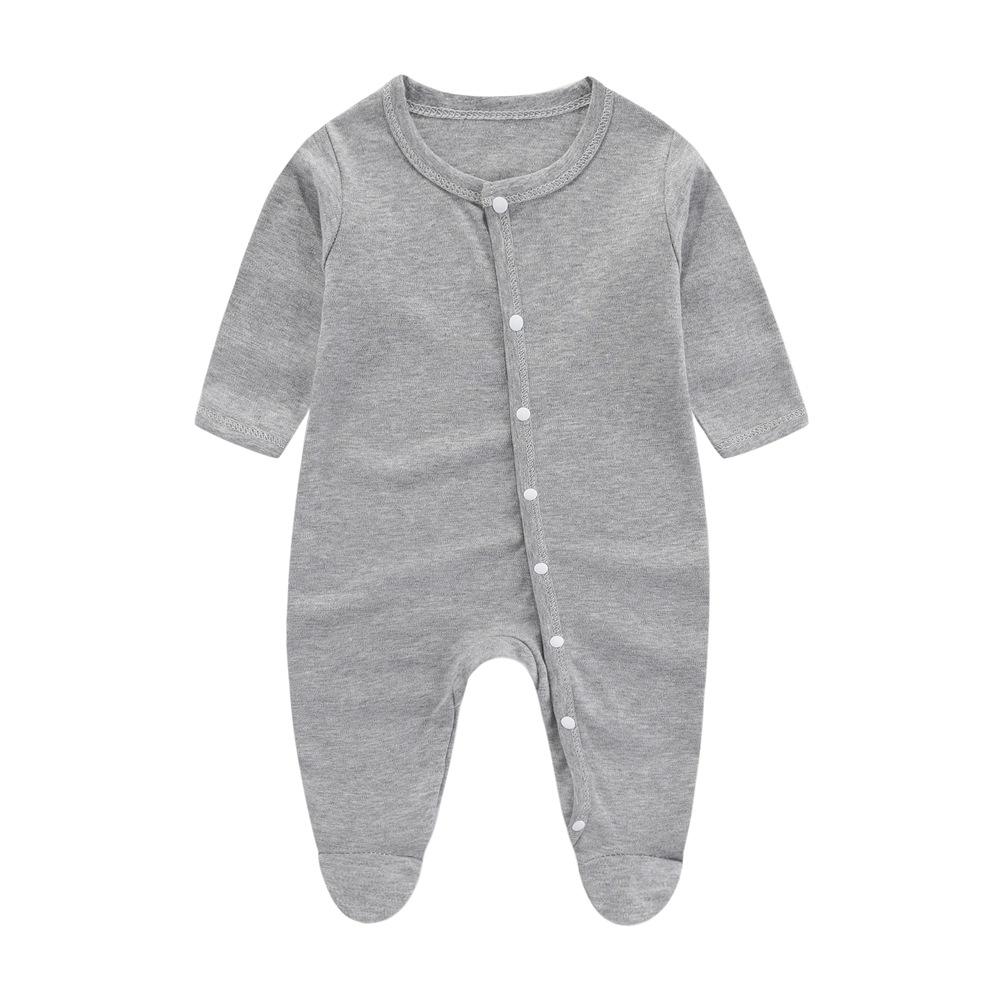 Pure Cotton Baby Jumpsuit: Newborn Romper for Spring, Autumn & Summer