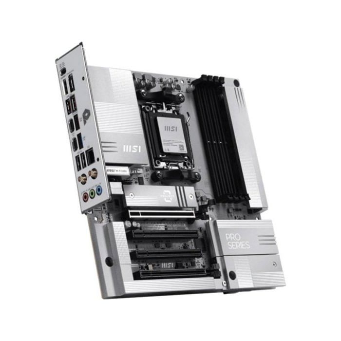 Placa Base MSI PRO B850M-A WIFI AMD B850 AM5 DDR5 mATX Wi-Fi 7 PCIe 5.0 RAID