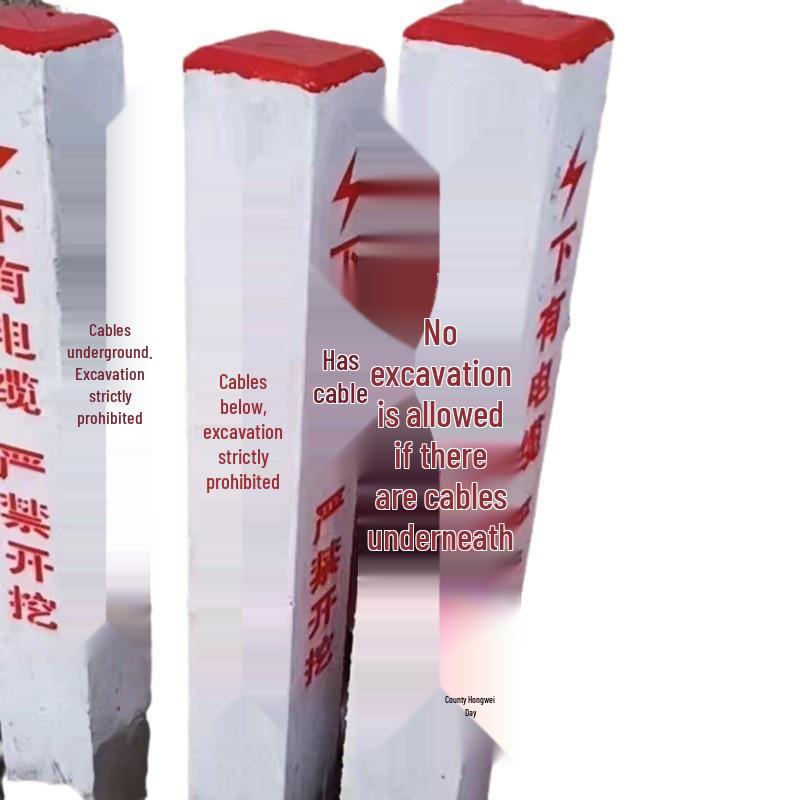 Betonnen Verkeers- en Grenspaal