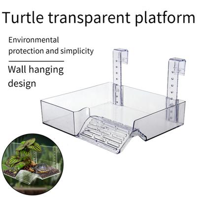 Hanging Turtle Basking Platform Aquatic Reptile Ramp Dock Turtle Terrace Floating Dock Turtle Tank Accessories for Aquatic Turtles