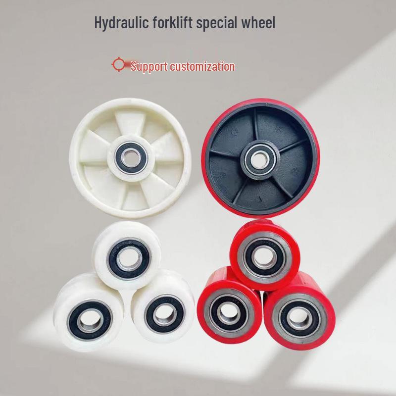 Manual Hydraulic Forklift PU Caster Wheel 807018050 - Forklift Accessories & Trailer Front Wheel