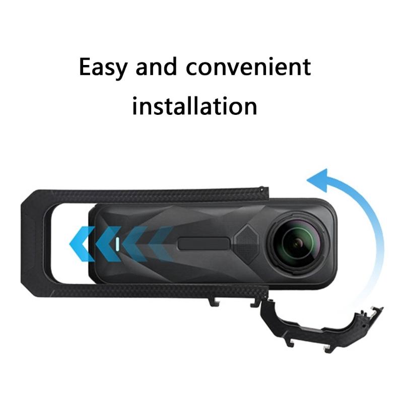 Camera Cage Cold Shoe Housing Case Protective Expansion Frame 1/4inch Thread for X5 Action Camera Accessories