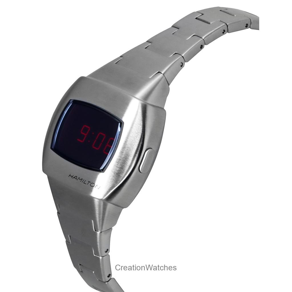 Hamilton American Classic PSR 74 Digital Stainless Steel Quartz H52304130 100M Men's Watch