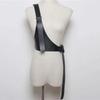Punk Women Waist Harness Irregular Design Body Suspender One-shoulder Strap Belt  Autumn