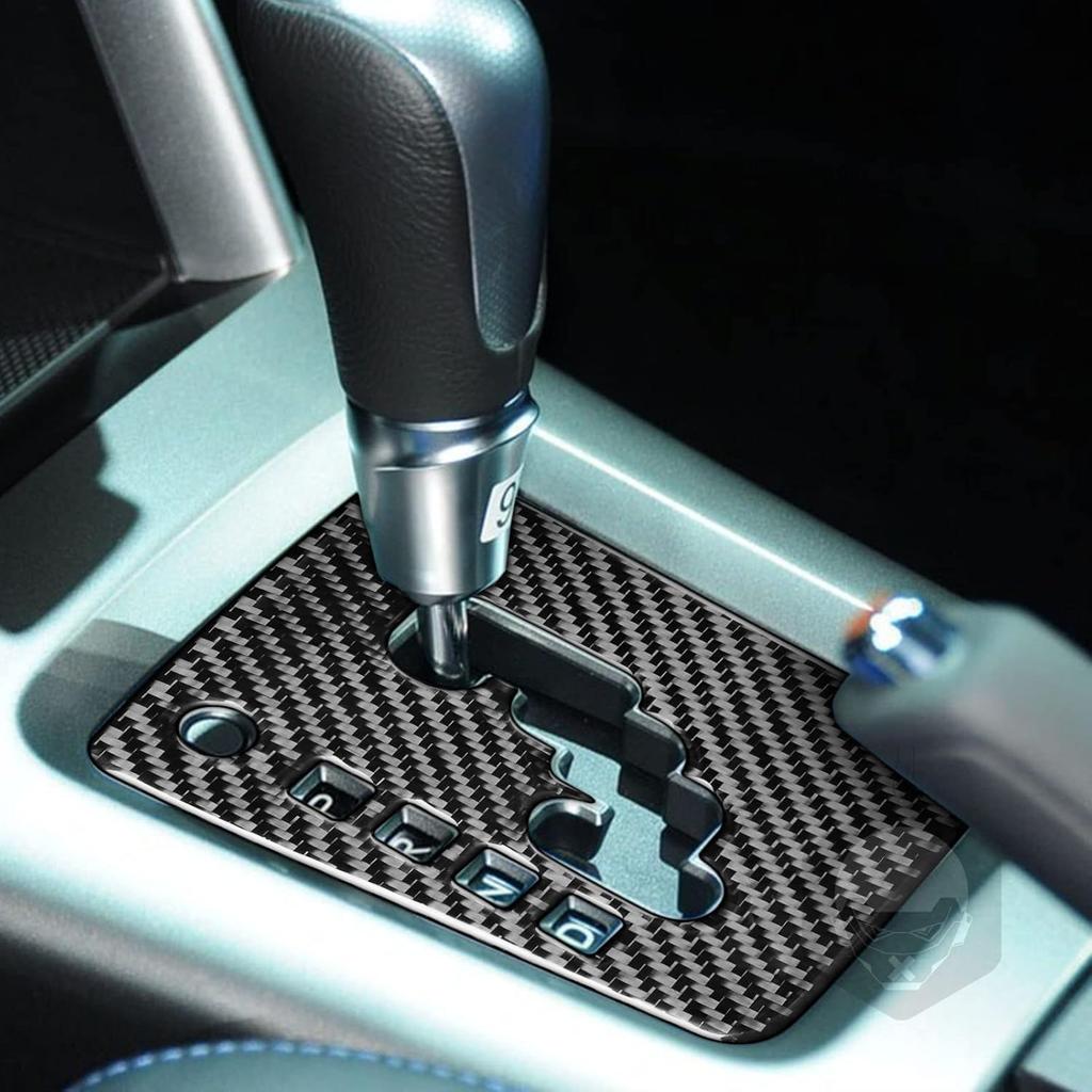 1pc Car Center Console Gear Shift Panel Decoration Sticker Real Soft Carbon Fiber Car Interior Compatible with Subaru Forester 2008-2012 Accessories