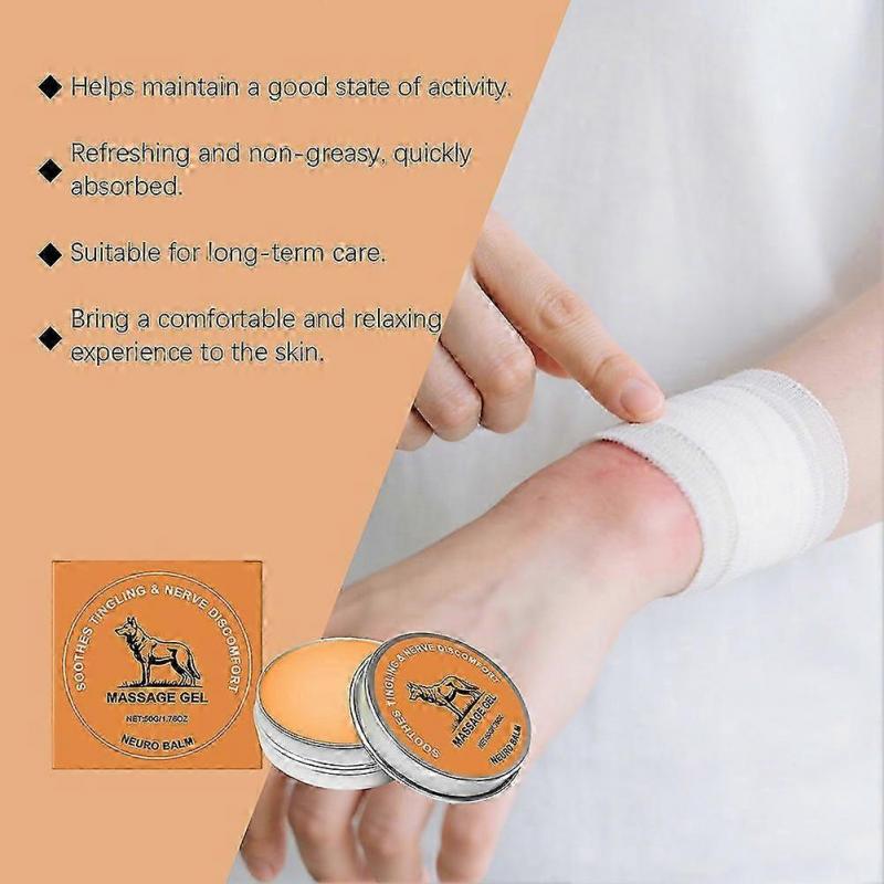 1-3pcs Therawolf Joint & Muscle Soothing Massage Cream for Fast Relief - Natural Herbal Balm for Knee, Shoulder & Wrist Discomfor