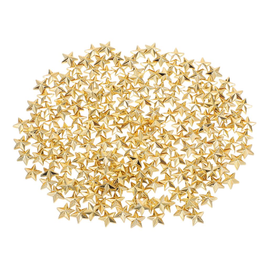 200Pcs Acrylic Star Ornaments Lightweight Easy to Use DIY Craft Charm Clothing Accessories DIY Crafts Supplies Star Shape Decor