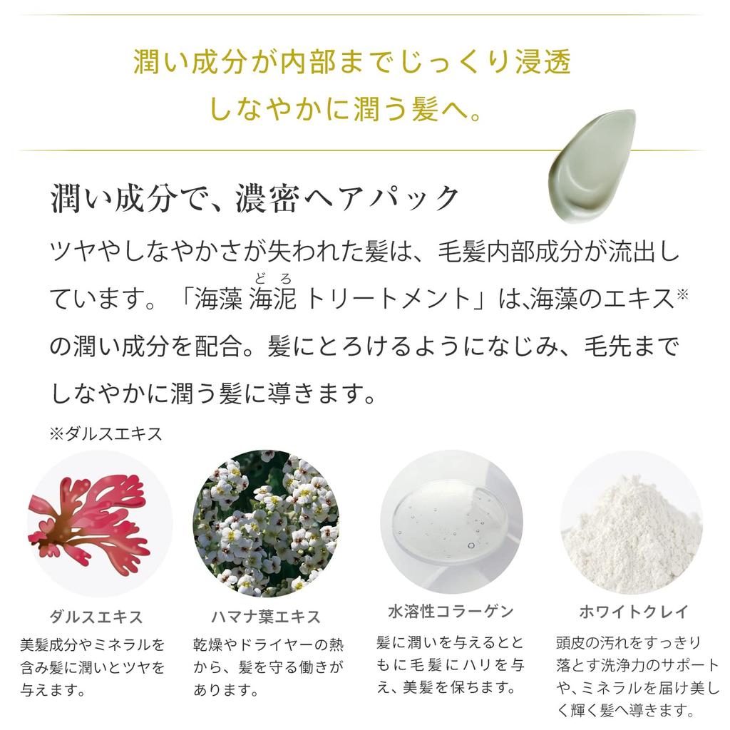 La Sana Seaweed and Sea Mud Treatment with a Refreshing Sweet and Sour Rosehip Scent (190ml)