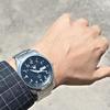 Seiko 5 Stainless Steel Black Arabic Dial Automatic SNKP21 SNKP21J1 SNKP21J Men's Watch