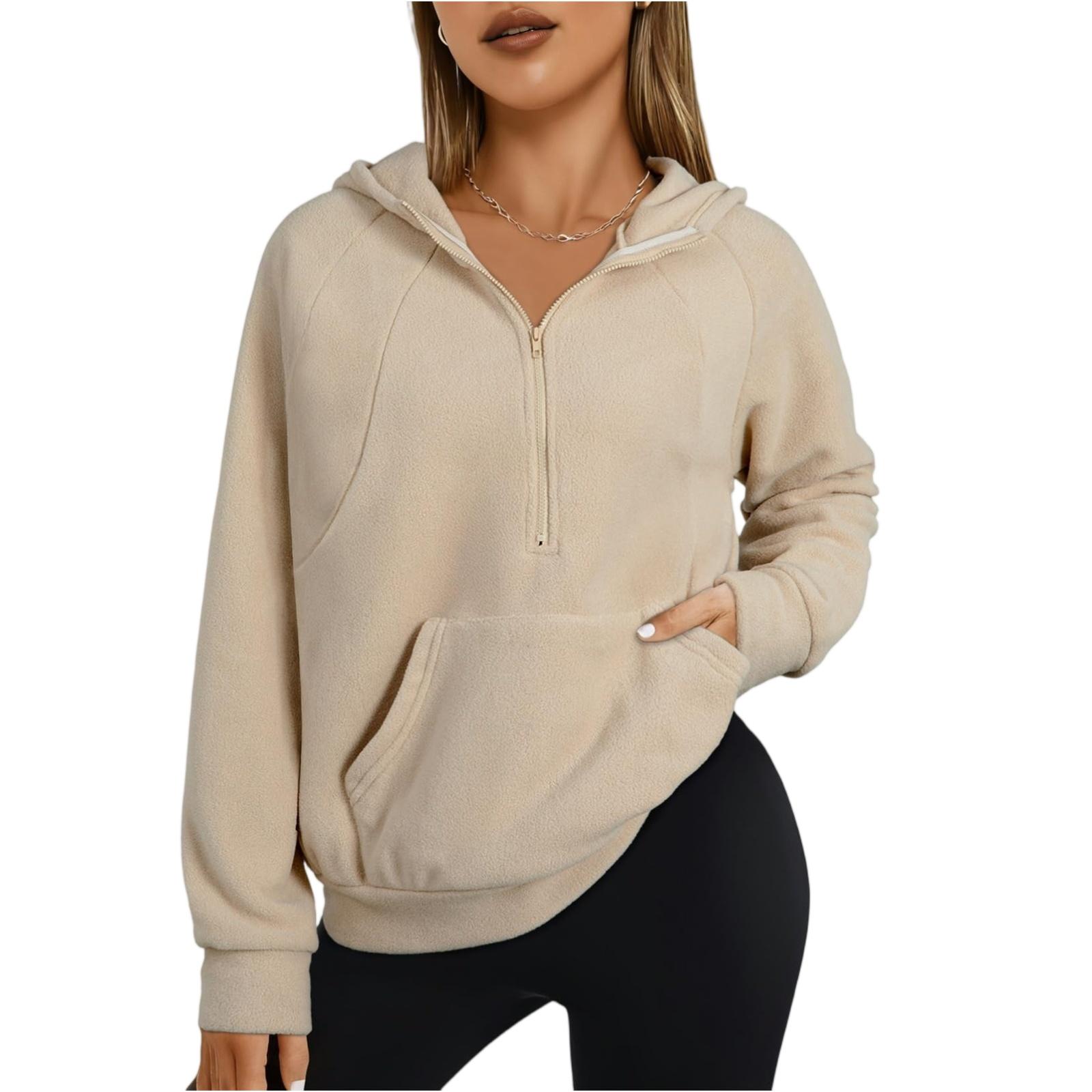 

Женский модный однотонный топ с длинным рукавом XL хаки