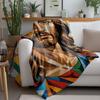 Tuniu Religious Figure Fleece Blanket Sofa Bed Throw Autumn Winter Warm Decorative Gift