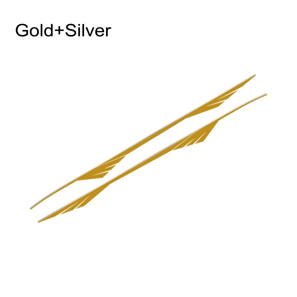 2Pcs Pickup Side Waistline Stickers For  Hilux SR5 GR AN10 20 30 MK3 N80 90 100 Car Styling Vinyl Decals Auto Accessories