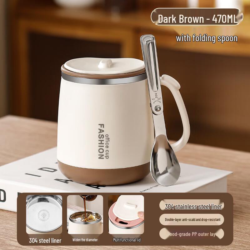 Stainless Steel Coffee & Tea Mug