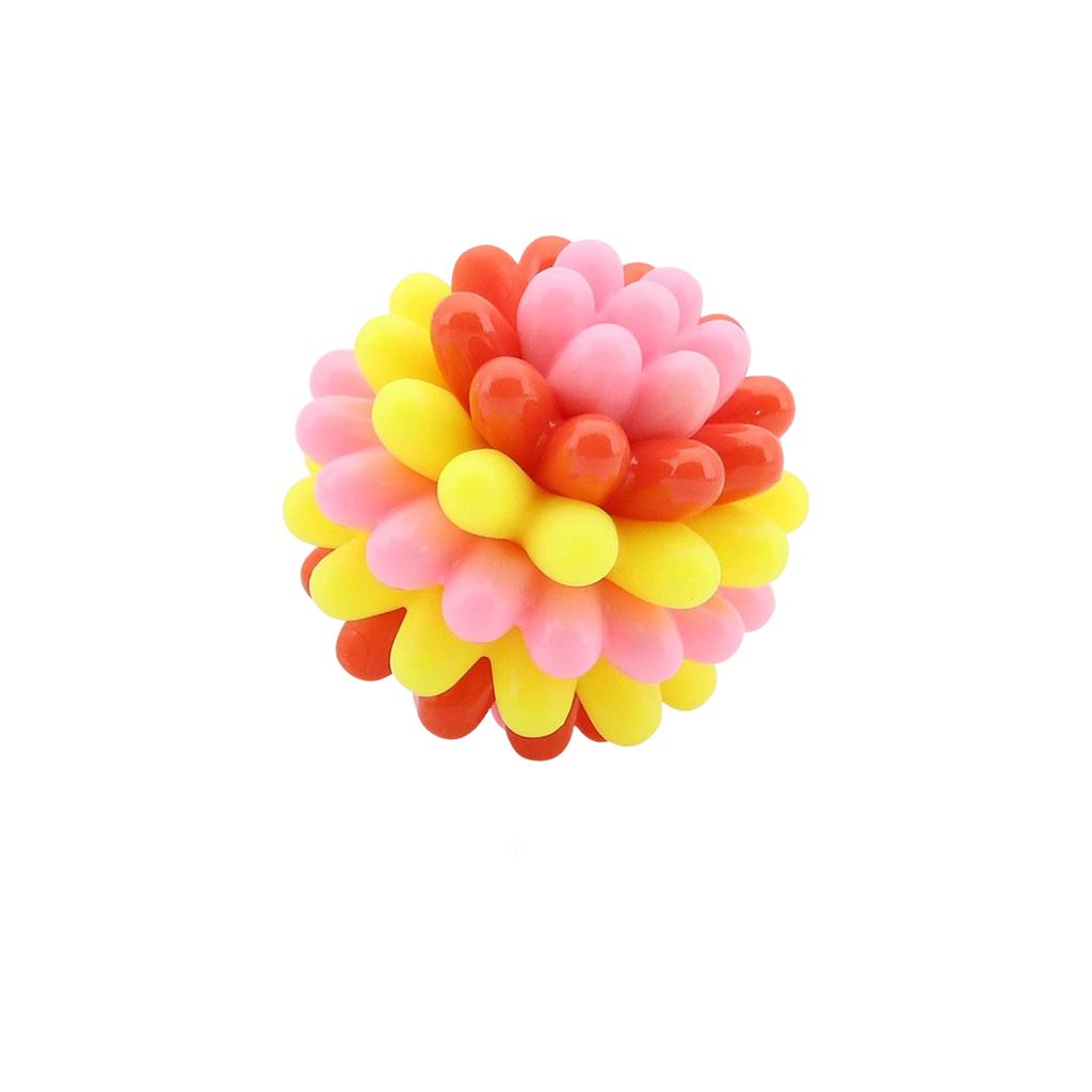 Dog Chew Ball Toy - Interactive Pet Toy For Teeth Cleaning, Anxiety Relief & IQ Training - Floating TPR Rubber Ball For Small, Medium & Large Dogs