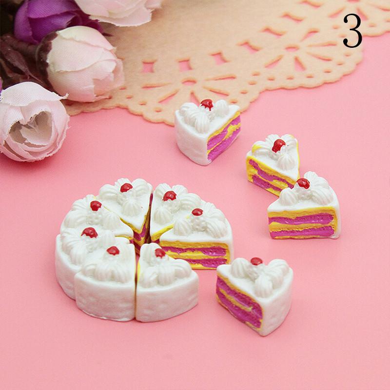 

10Pcs Diy Cabochons Crafts Flower Triangle Cake Resin Flatback Scrapbooking