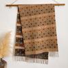 Fringe Polka Autumnwinter Faux Cashmere Scarf For Women Long Warm Air Conditioner Embroidered Wrap Large Thickened Scarves