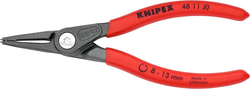 KNIPEX Snap Ring Pliers for Holes, 8-13mm, 4811-J0