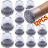 Anti Noise Table Chair Foot Protective Cover Silicone Floor Protectors with Thick Wrap Felt Pads Non-Slip Furniture Foot Covers