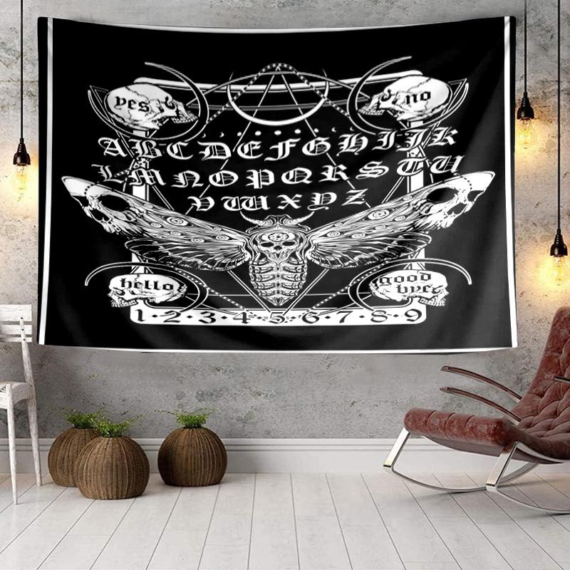 Spiritual Ouija Board Design Tapestry Room Decoration Wall Hanging for Living Room Bedroom, Dormitory, Birthday and Christmas Gifts