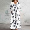 Women's Fashion Dress Spring V-neck Long Sleeve Dress