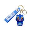 Cute Cartoon Silicone Keychains For Students &  Workers -  Character Designs,  Stylish Key Accessories For Bags, Keys, And Daily Decoratio