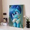 Disney Diamond Painting Inside Out Plush Healing Illustration Diamond Mosaic Cross Stitch Diamond Inlaid Room Decoration Gift