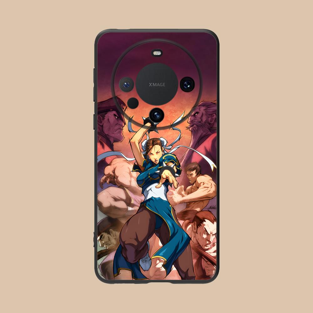 Street Fighter Chunli Phone Case for Huawei Mate 60 50 40 30 20 10 Pro Plus Lite E 5G Colorful Printing Cover Cover Luxury