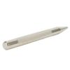 Knurled center punch tool made of hardened carbon steel for creating precise dots and marks on metal workpieces before drilling