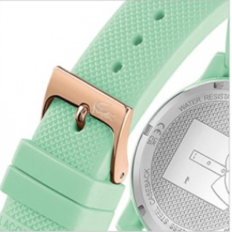 LacoSte Women S Quartz Silicone wriStwatch