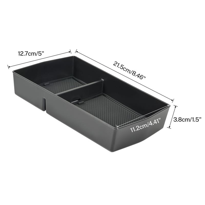 Pro VW ID7 Box na odkládací přihrádku pod loketní opěrku Organizér Podnos Vhodné pro modely ID7 GTX Tourer 2024-2026 Středová konzole dělicí držák