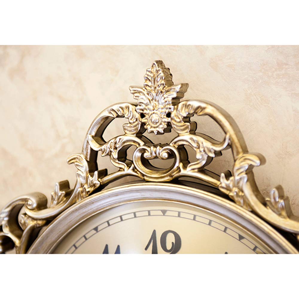 Victorian Palace Pendulum Wall Clock, Monte Carlo, with Continuous Second Hand: Int-ak-ls-h500gny