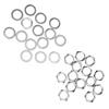 G3 8 Female Thread Nuts Metal Washer Kit Instrument Jack Fasteners for Electric Guitar Bass
