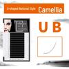 Camellia Eyelash Extensions: U-shaped Fox-like Comic Style, Baby Curl for Beautiful Lashes