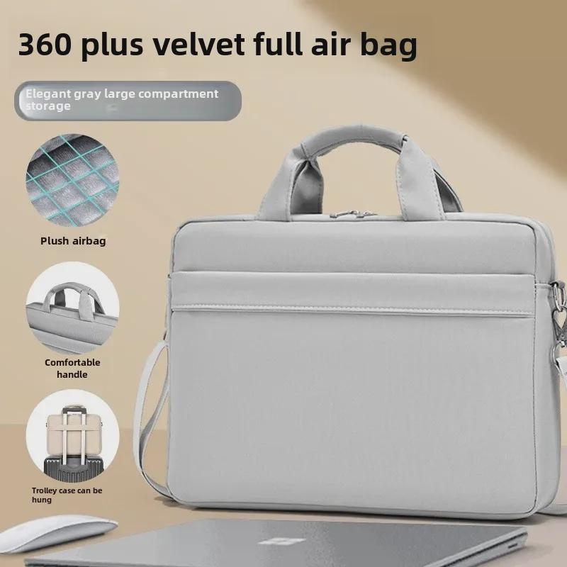 Maletín Portátil a Prueba de Salpicaduras para Portátiles de 14-17 Pulgadas - Bolso de Negocios Unisex