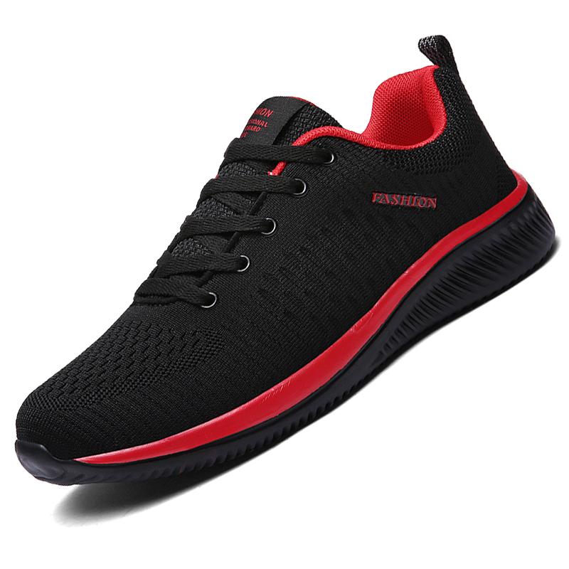 Buty sportowe dla mężczyzn Buty Sneakersy Czarne Casualowe Męskie Dzianinowe Sneakersy Oddychające Sportowe Do Biegania Chodzenia Gimnastyczne
