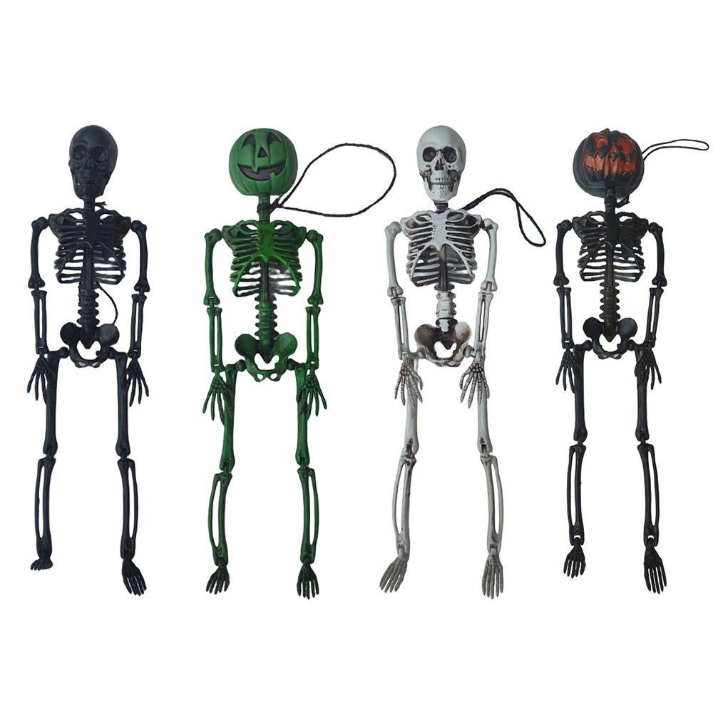 45cm High Pumpkin Head Skeleton Body Shape Human Shape Birthday Party Decoration Halloween Decorative Ornaments Birthday Party