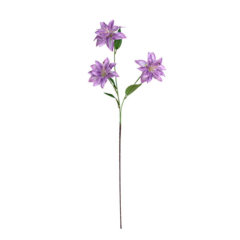 3D Printed Lily Bouquet - Oil Painting Style Fake Flowers for Home Decoration & Wedding Arrangements