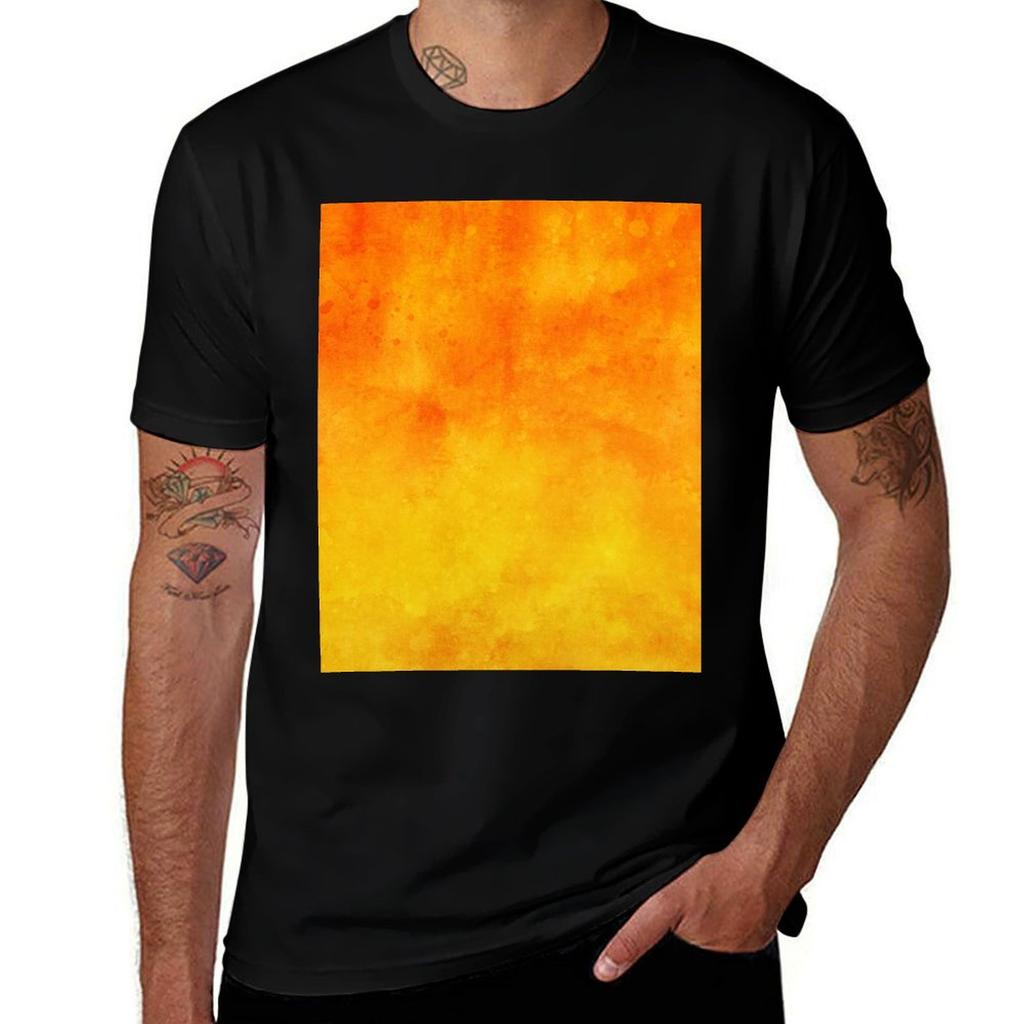 Vivid Ombre Watercolor 01 Tshirt Summer Fashion Casual Tee Shirt