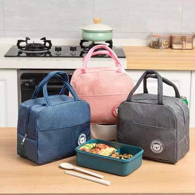 Insulated Waterproof Bento Lunch Tote with Thick Aluminum Foil for Students & Office Workers